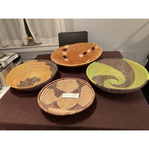 African Woven Baskets Other - Hand-woven African Baskets